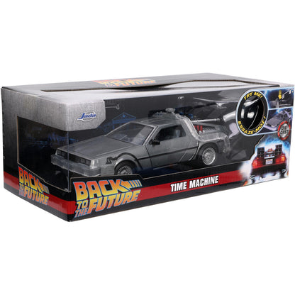 Back to the Future Part 1 DeLorean Time Machine 1:24 Scale Diecast Model Car by Jada Toys