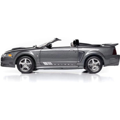 2003 Mustang Saleen S281 SC Speedster - Dark Shadow Gray 1:18 Scale Diecast Model Car by American Muscle - Ertl