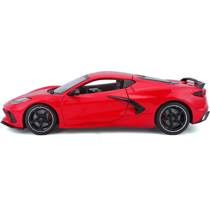2020 Corvette Stingray C8 - Red 1:18 Scale Diecast Model Car by Maisto