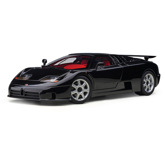 Bugatti EB110 SS - Nero Black 1:18 Scale Composite Diecast Model Car by AutoArt