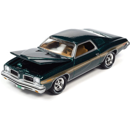 1973 Pontiac LeMans GT - Verdant Green 1:64 Scale Diecast Model Car by Johnny Lightning