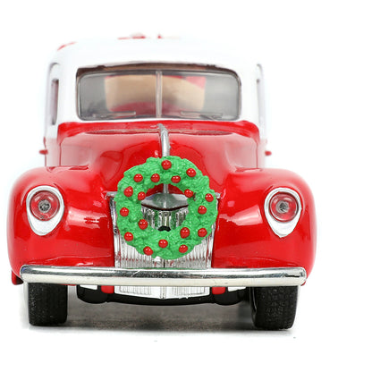 Santa & Mrs. Clause 1940 Ford Pickup and 1957 | Jada Toys 1:32 Scale Diecast Model Truck by Jada Toys