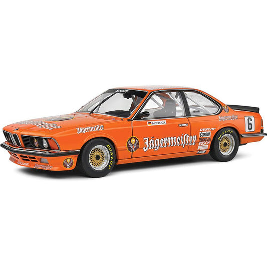1984 BMW 635 CCI (E24) Orange #6 H.Stuck European | Solido 1:18 Scale Diecast Model Car by Solido
