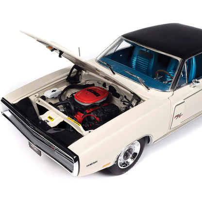 1970 Dodge Charger R/T MCACN - White 1:18 Scale Diecast Model Car by American Muscle - Ertl