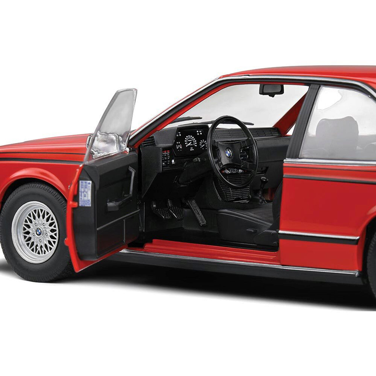 1984 BMW 635 CSI (E24) Red 1:18 Scale Diecast Model Car by Solido