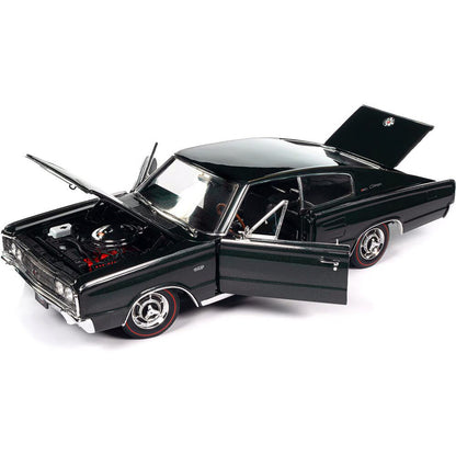 1966 Dodge Charger Hardtop (MCACN) - GG1 Dark Green 1:18 Scale Diecast Model Car by American Muscle - Ertl