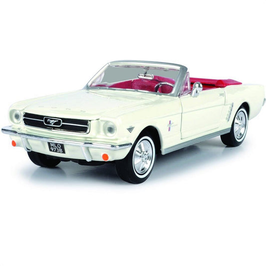 1964 1/2 James Bond Ford Mustang Convertible - Goldfinger 1:24 Scale Diecast Model Car by Motormax