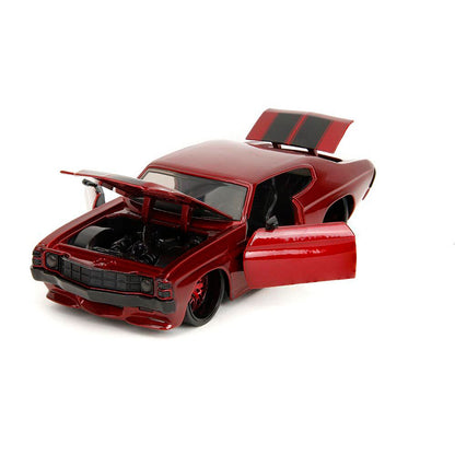 1971 Chevy Chevelle SS - Red - Pink Slips 1:24 Scale Diecast Model Car by Jada Toys