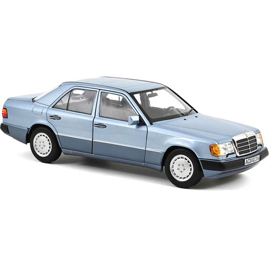 1990 Mercedes 230 E - Light Blue Metallic 1:18 Scale Diecast Model Car by Norev