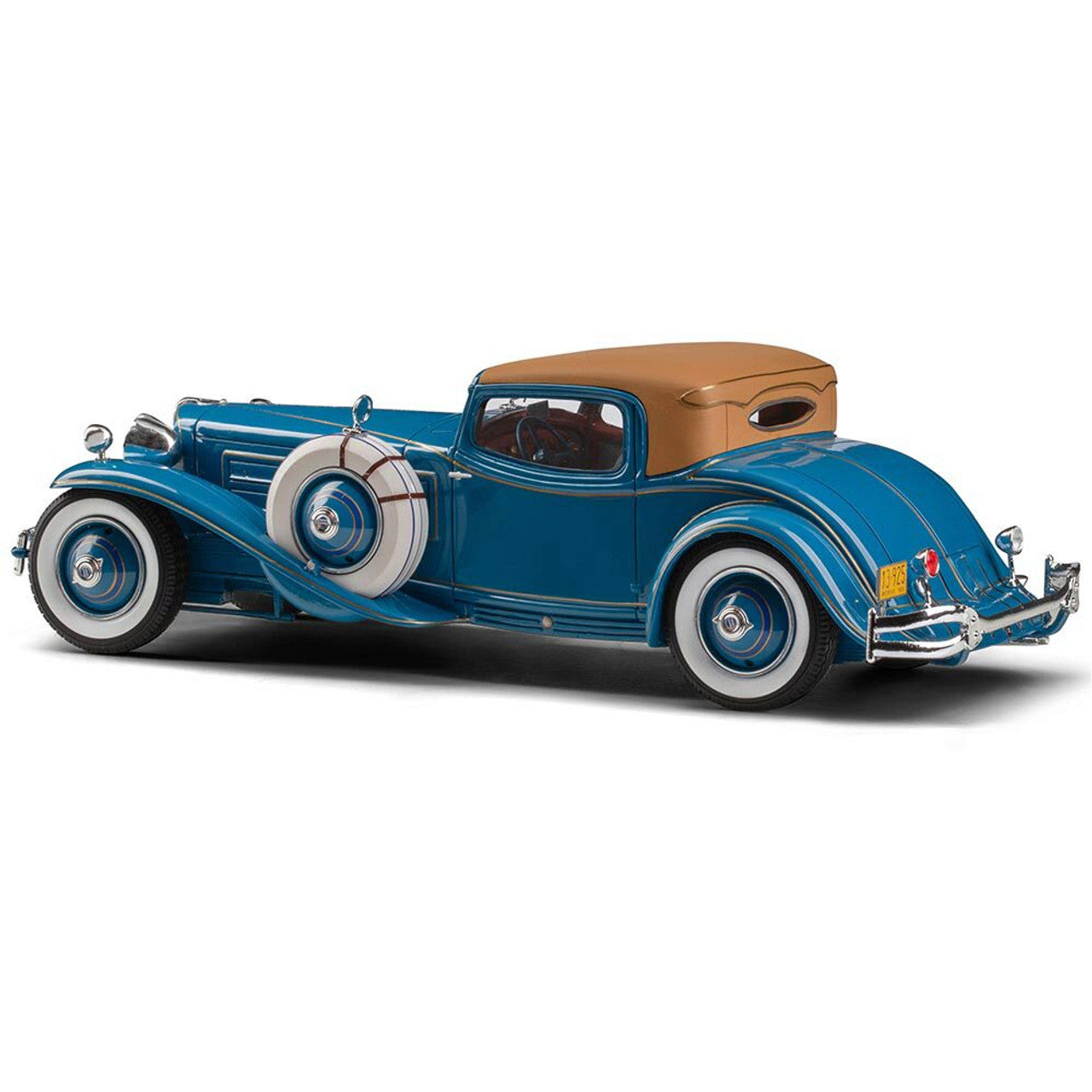 1929 Cord L-29 coupe by Hayes - Blue 1:43 Scale Cast Resin Model Car by Esval Models