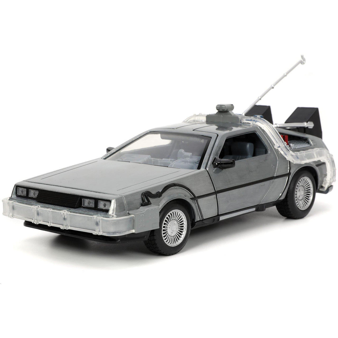 Back to the Future Part 1 DeLorean Time Machine 1:24 Scale Diecast Model Car by Jada Toys