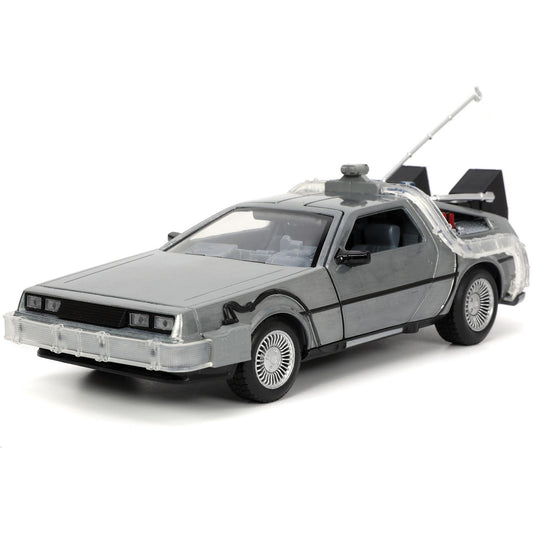Back to the Future Part 1 DeLorean Time Machine 1:24 Scale Diecast Model Car by Jada Toys