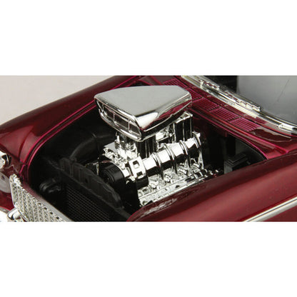 1955 Supercharged Chevy Bel Air 1:18 Scale Diecast Model by Motormax