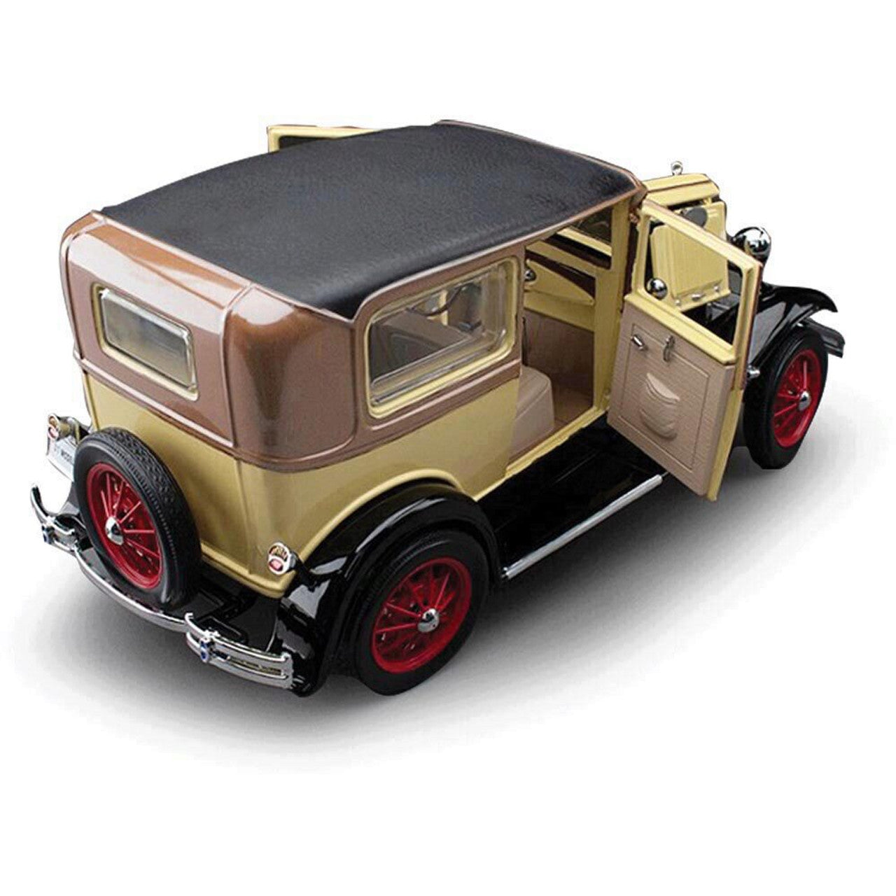 1931 Ford Model A Tudor - Bronson Yellow 1:18 Scale Diecast Model Car by Sunstar