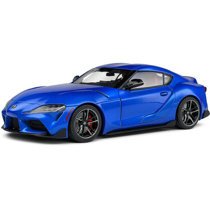 2021 Toyota GR Supra Blue 1:18 Scale Diecast Model Car by Solido
