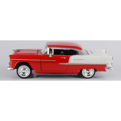 1955 Chevy Bel Air - Red 1:24 Scale 1:24 Scale Diecast Model Car by Motormax