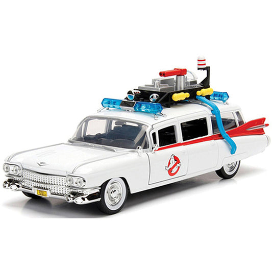 1959 Ghostbusters Ecto-1 Cadillac 1:24 Scale Diecast Model by Jada Toys