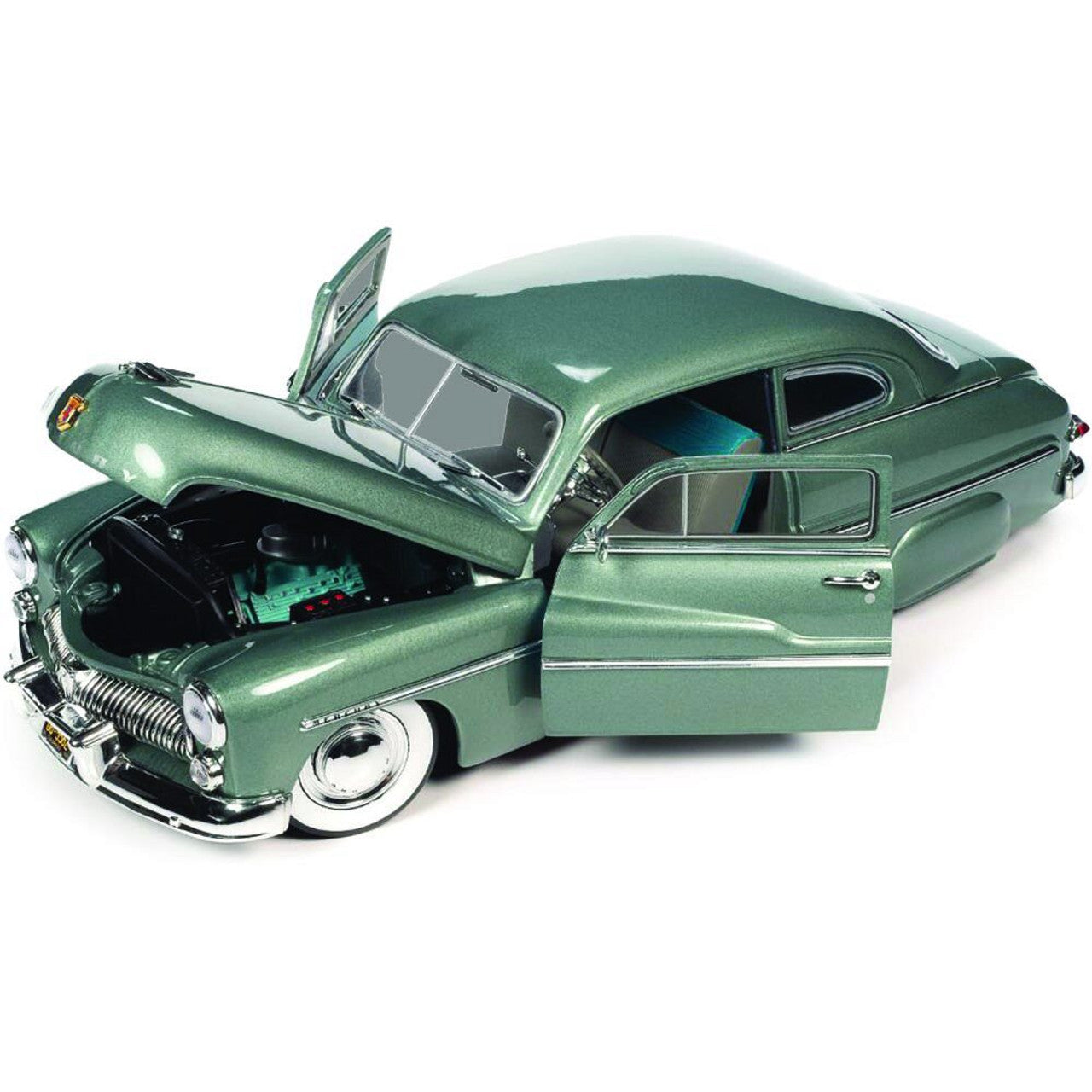 1949 Mercury Eight Coupe - Berwick Green 1:18 Scale Diecast Model Car by Auto World