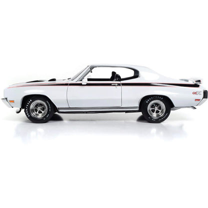 1970 Buick Hardtop GSX (MCACN) - Apollo White 1:18 Scale Diecast Model Car by American Muscle - Ertl