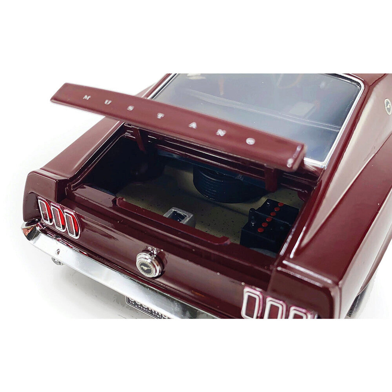 1969 Ford Mustang Boss 429 - Royal Maroon 1:18 Scale Diecast Model Car by Acme