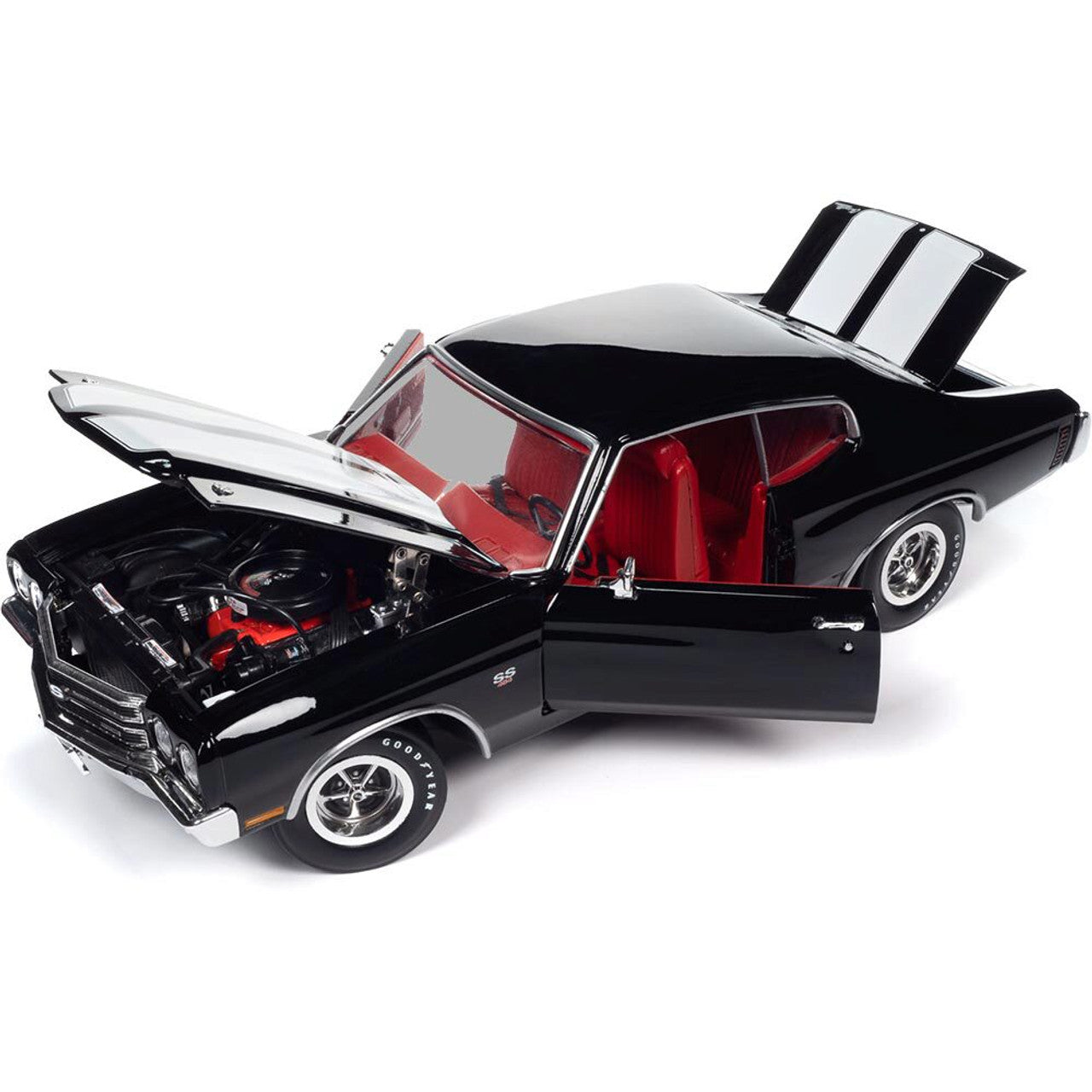 1970 Chevrolet Chevelle Hardtop (Hemmings Muscle Machines) 1:18 Scale Diecast Model Car by American Muscle - Ertl