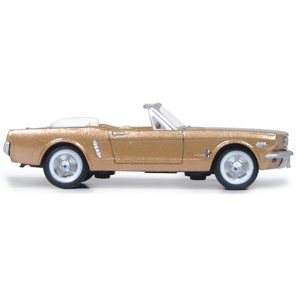 1965 Ford Mustang Convertible - Prairie Bronze 1:87 Scale Diecast Model Car by Oxford Diecast