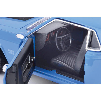 1970 Boss 429 Mustang - Blue 1:18 Scale Diecast Model by Motormax