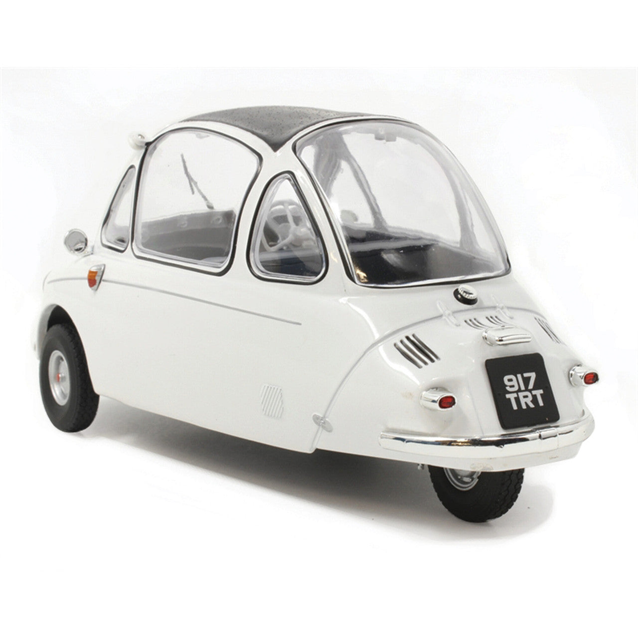 Heinkel Trojan RHD Bubble Car - Grecian White 1:18 Scale Diecast Model Car by Oxford Diecast