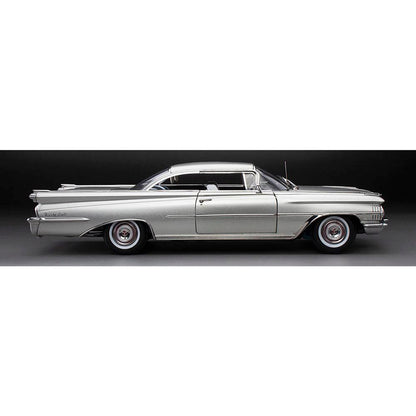 1959 Oldsmobile 98 Hardtop - Silver Mist  1:18 Scale Diecast Model by Sunstar