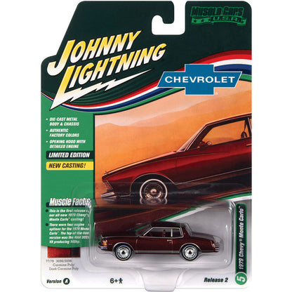 1979 Chevy Monte Carlo - Carmine Poly 1:64 Scale Diecast Model Car by Johnny Lightning