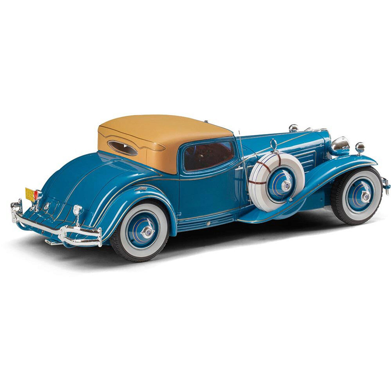1929 Cord L-29 coupe by Hayes - Blue 1:43 Scale Cast Resin Model Car by Esval Models