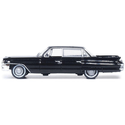 1961 Cadillac Sedan de Ville - Ebony 1:87 Scale Diecast Model Car by Oxford Diecast