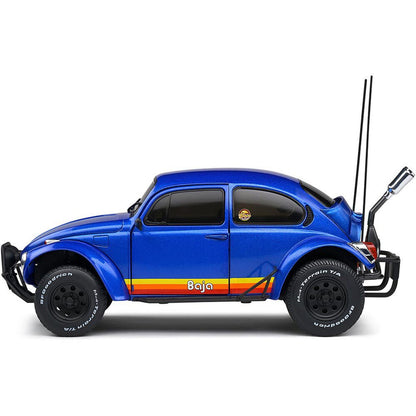 1975 Volkswagen Beetle - Baja Metallic Blue 1:18 Scale Diecast Model Car by Solido