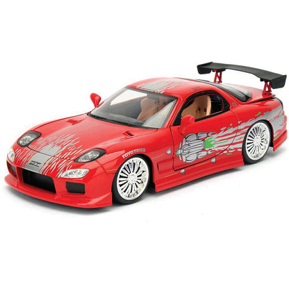 Fast & Furious - Dom'S Mazda RX-7 1:24 Scale Diecast Model Car by Jada Toys
