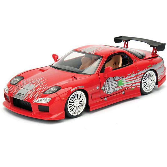 Fast & Furious - Dom'S Mazda RX-7 1:24 Scale Diecast Model Car by Jada Toys