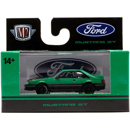 1987 Ford Mustang GT - Green 1:64 Scale  by M2 Machines