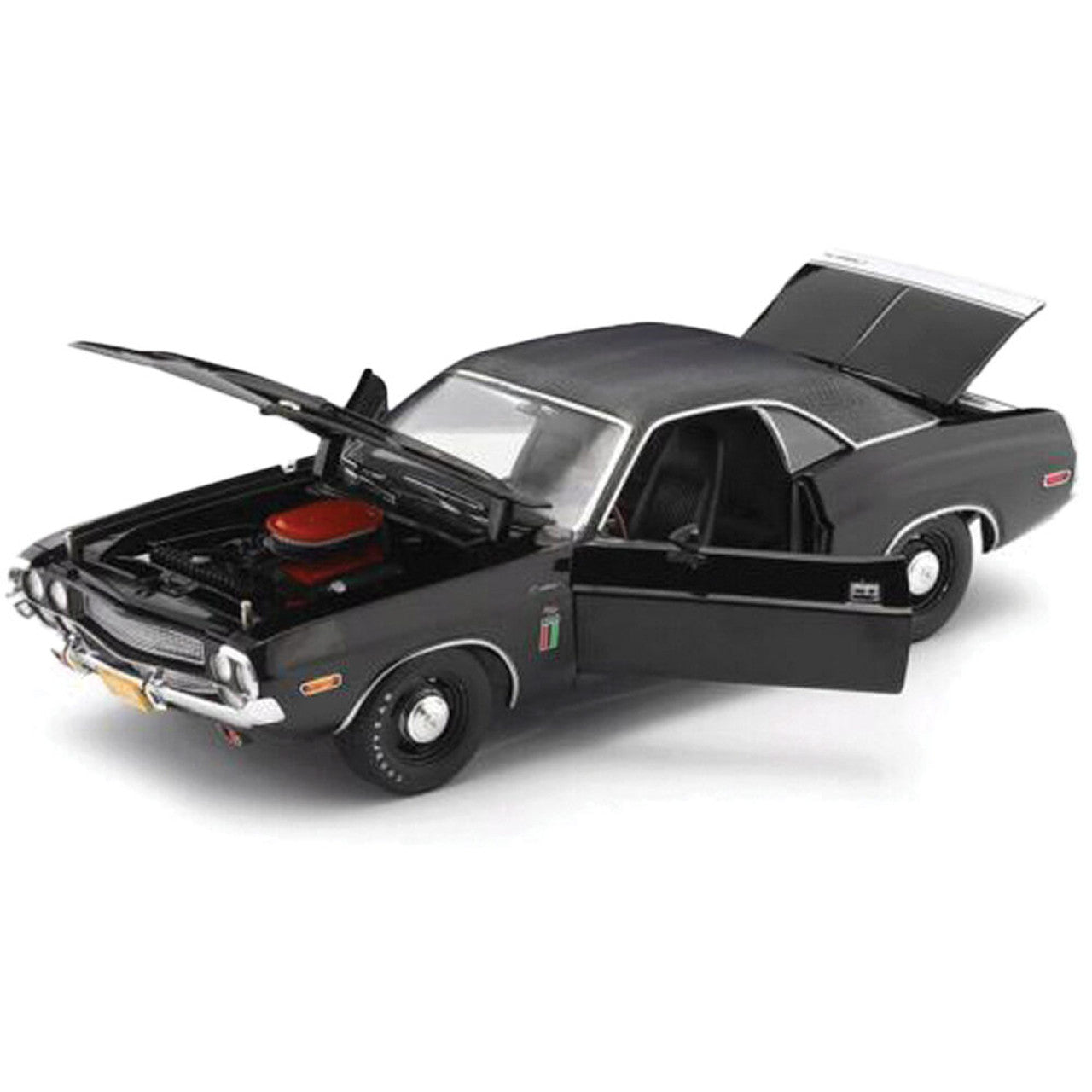 1970 Dodge Challenger R/T 426 HEMI - The Black Ghost 1:18 Scale Diecast Model Car by Greenlight