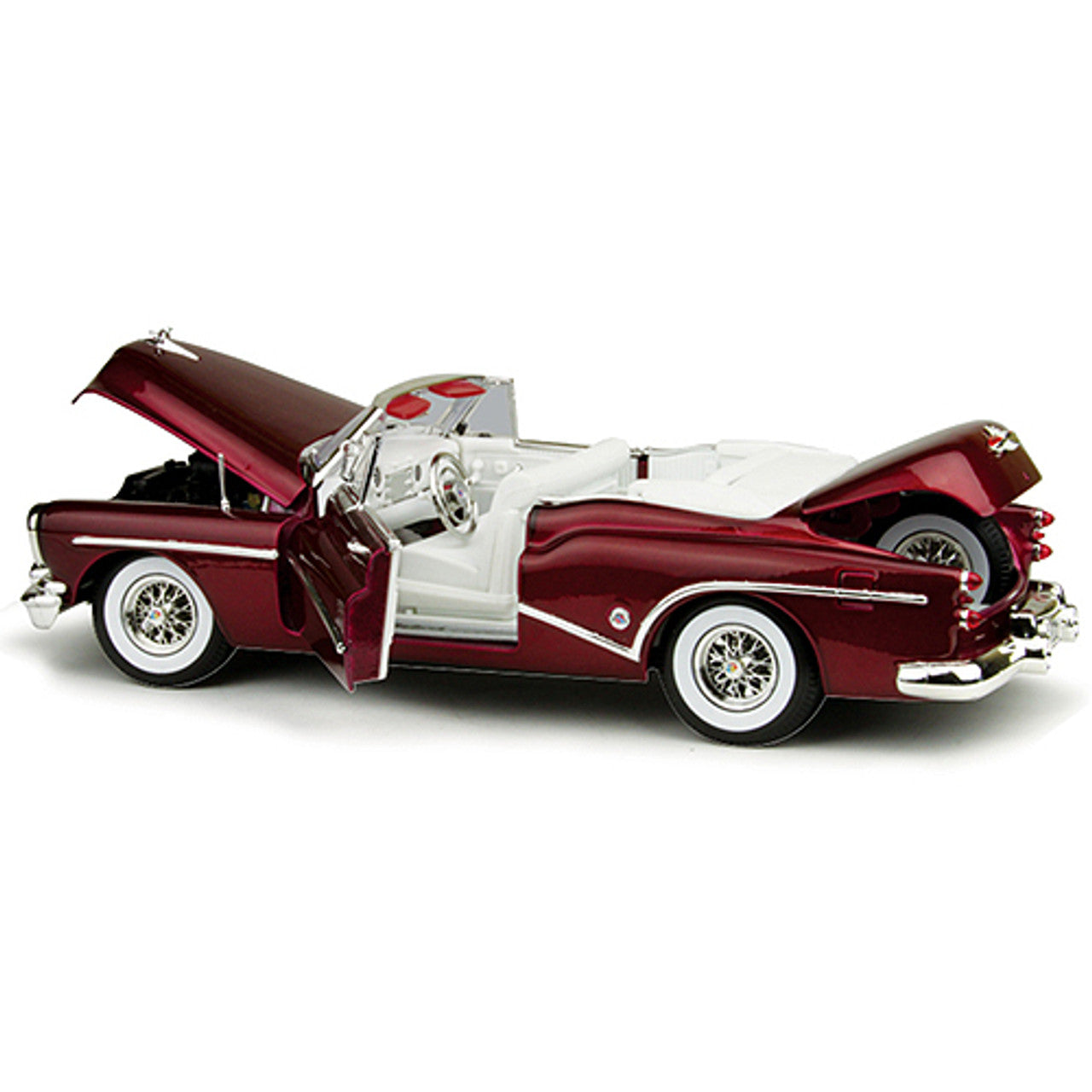 1953 Buick Roadmaster Skylark - Red 1:18 Scale Diecast Model by Motormax