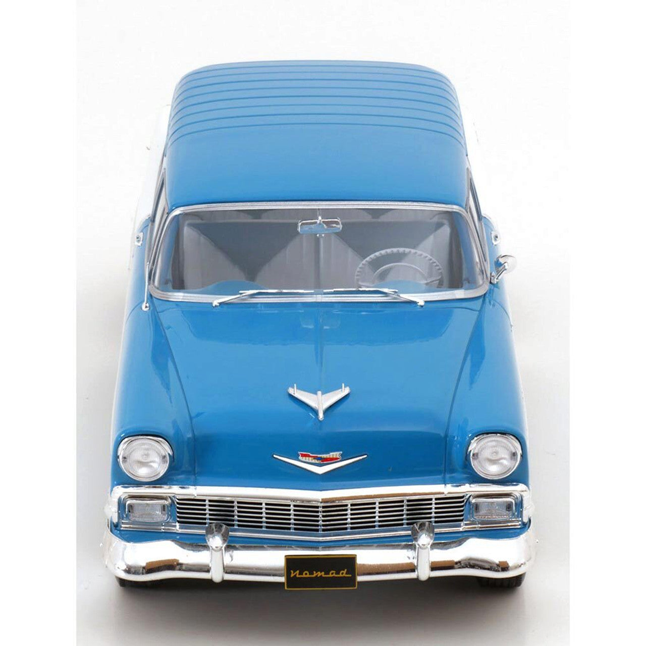 1956 Chevy Nomad - Blue 1:18 Scale Cast Resin Model Car by KK Scale Models