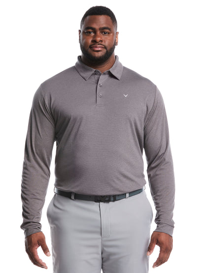 Big & Tall Swing Tech™ Essential Long Sleeve Polo