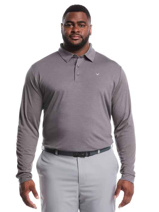 Big & Tall Swing Tech™ Essential Long Sleeve Polo