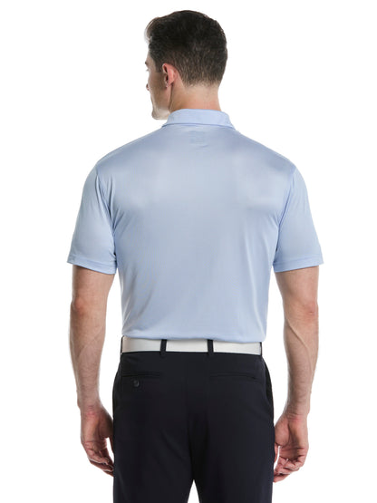 Mens Fine Line Stripe Golf Polo