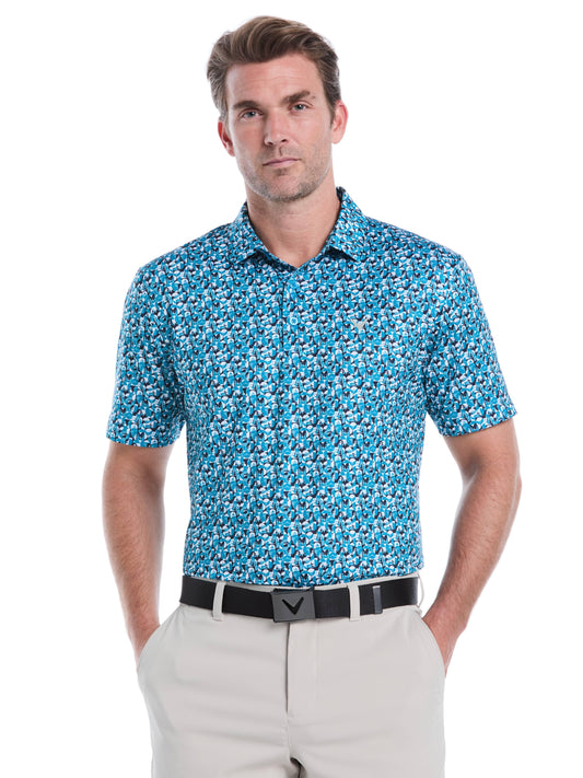 Mens Golf Essentials All Over Polo