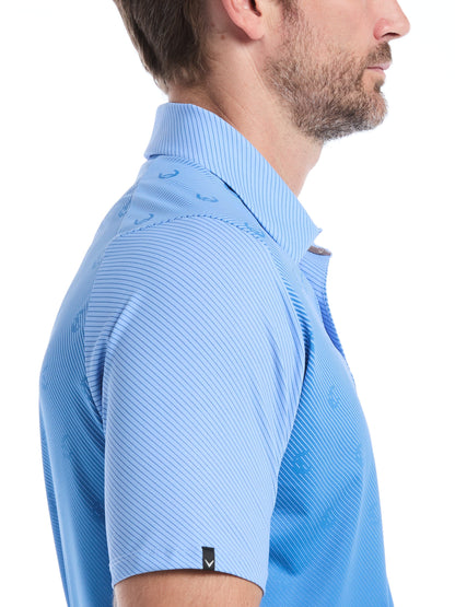 Mens Engineered "C" Golf Polo