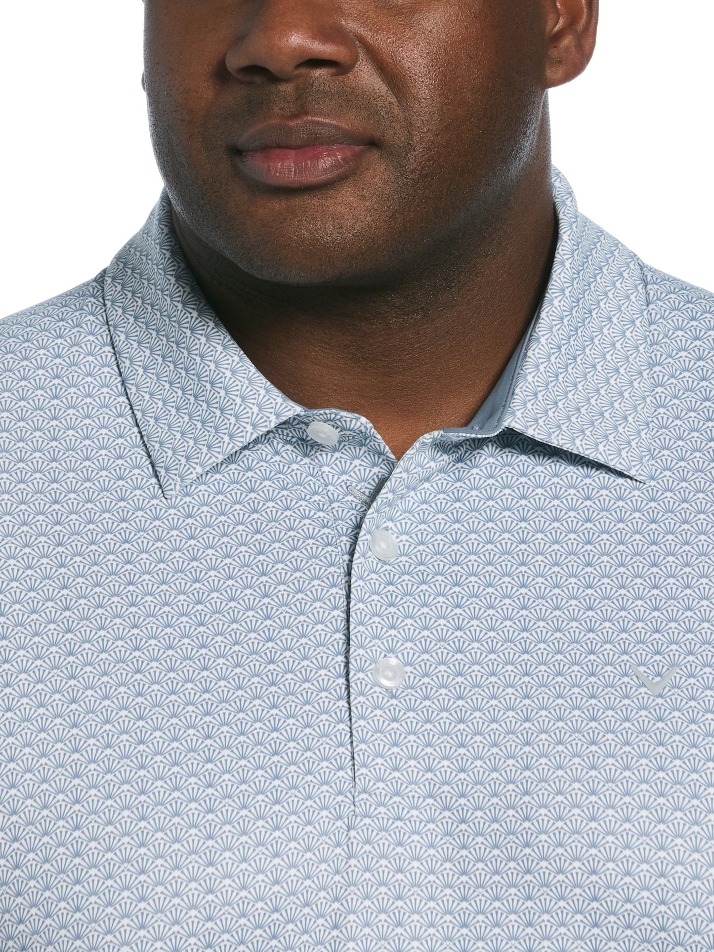 Big & Tall Trademark Print Golf Polo