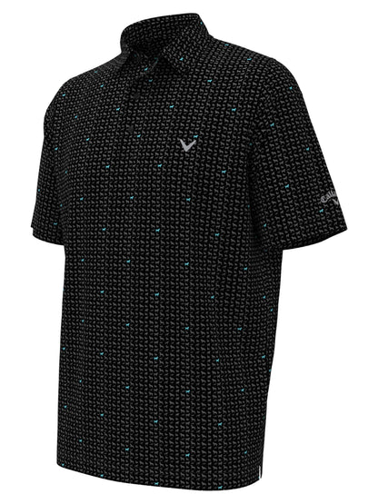 Mens Doggy Print Polo