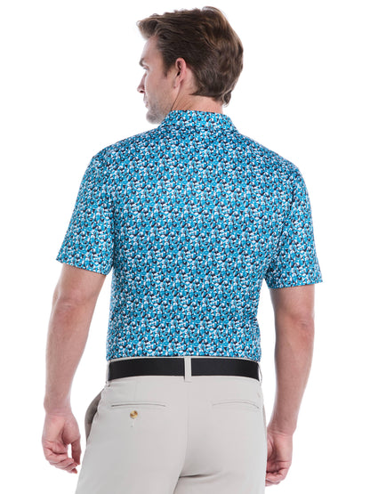 Mens Golf Essentials All Over Polo