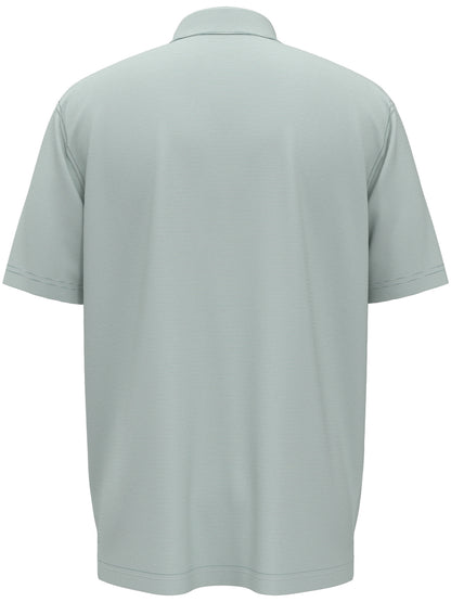 Mens Fine Line Stripe Golf Polo