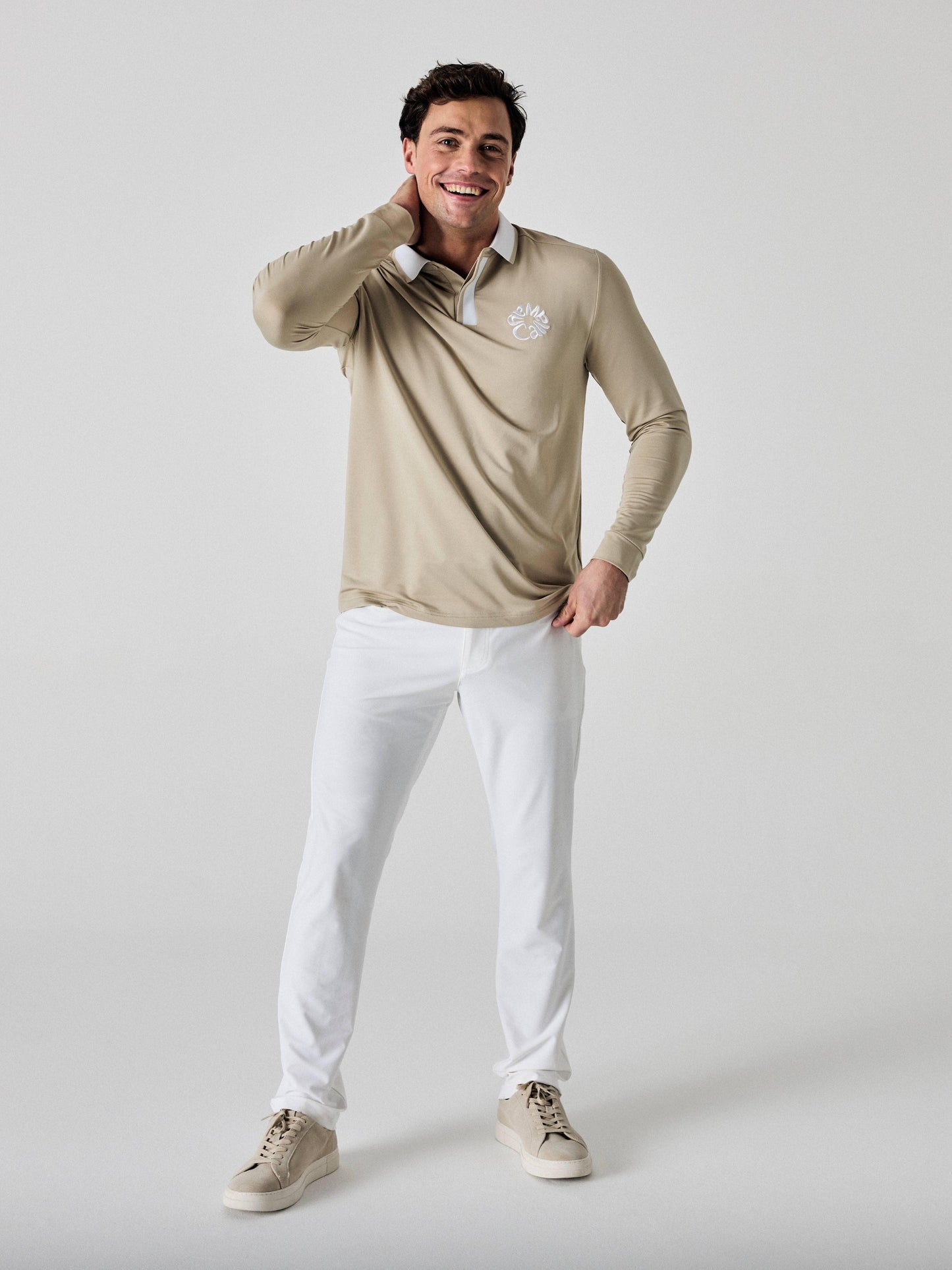Legacy Collection™ Mens Block Mixed Media Golf Polo