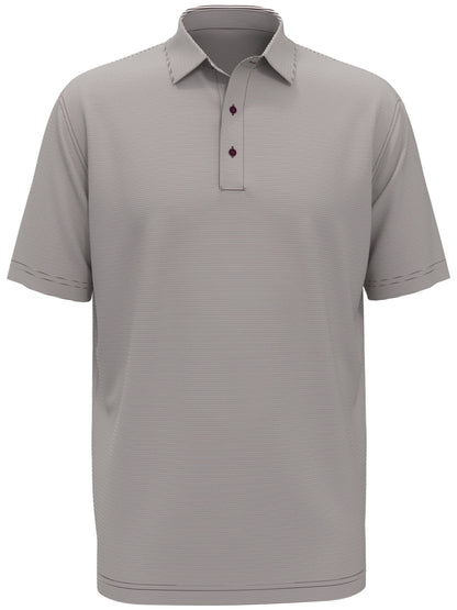 Mens Fine Line Stripe Golf Polo